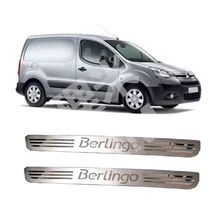 Подходит для Citroen Berlingo MK2 2008 peugeot партнер MK2 2008 2 предмета передней двери SUS Накладка порога Обложка отделкой