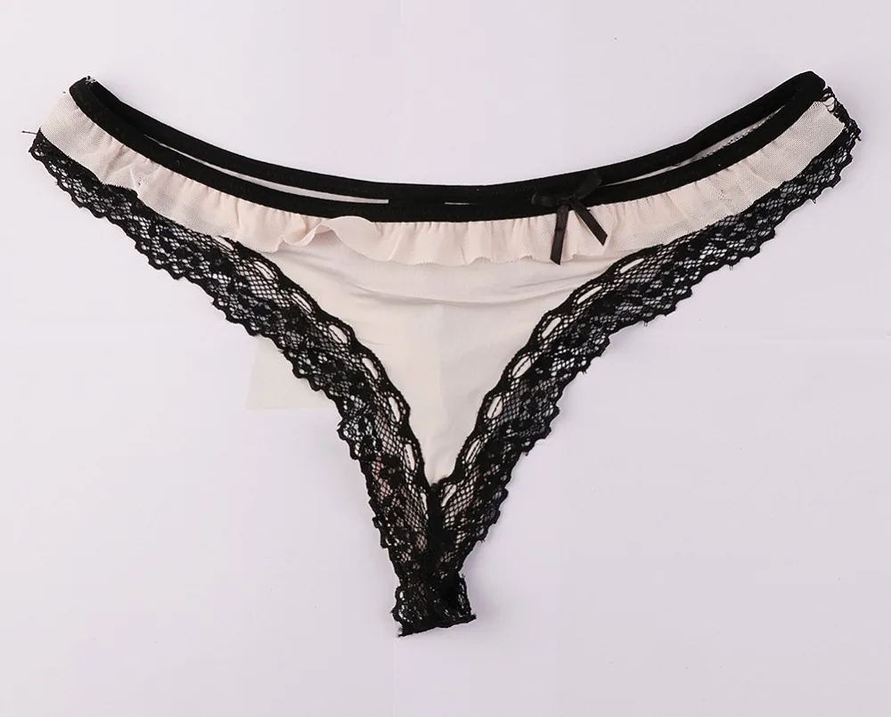 S-XL Sexy G String And Thongs Lace Panties T-back Underwear Women Plus Size Seamless String G-string Lingerie