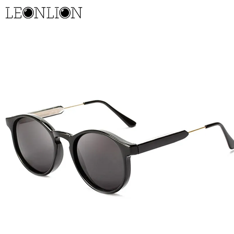 

LeonLion 2018 Leopard Round Sunglasses Women/Men Classic Outdoor Oculos De Sol Gafas UV400 Brand Designer Driving Sun Glasses