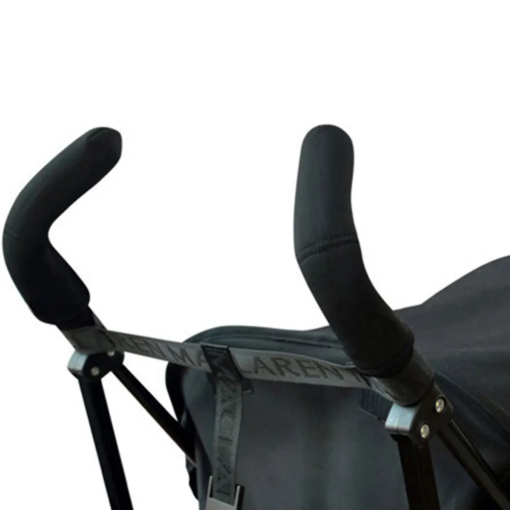 Чехол с ручками захват рукава подлокотника Черный пыле хлопок одежда для малышей Багги аксессуары для коляски для чехол для коляски