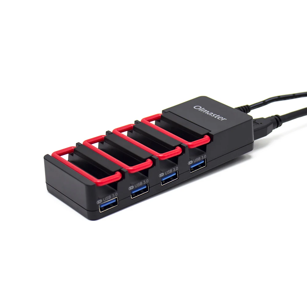 OImaster высокоскоростной USB3.0 концентратор 4 порта адаптер зарядная станция