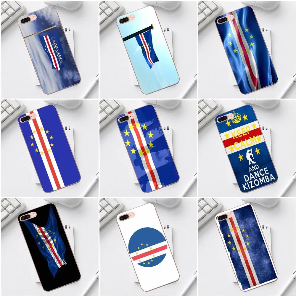 

TPU Fashion Cape Verde Flag Other Country Flags For iPhone 4 4S 5 5C SE 6 6S 7 8 Plus X XS Max XR Galaxy A3 A5 J1 J3 J5 J7 2017