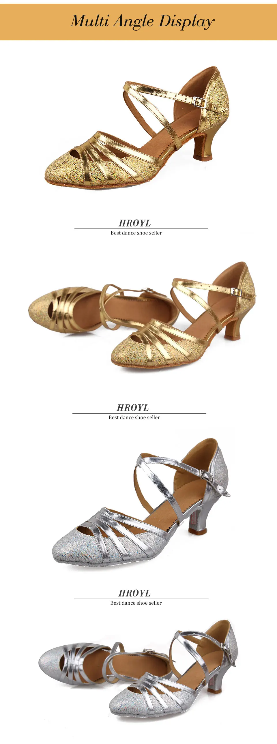 Новое поступление танцевальная обувь для девочек женские бальные туфли для латинских танцев женская обувь 5 см золото/серебро