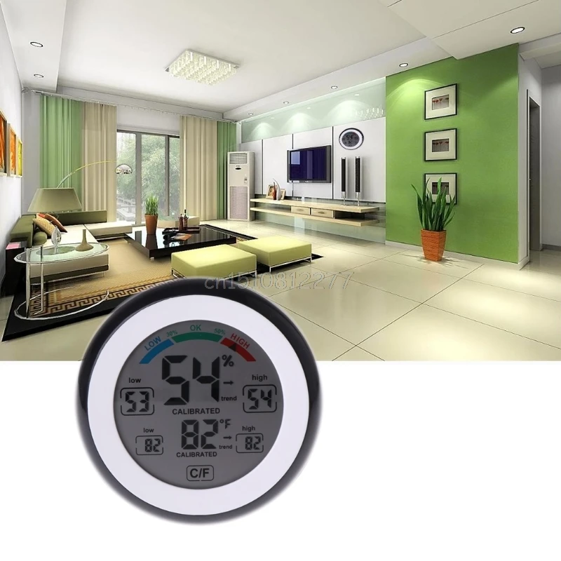 

Digital Indoor Thermometer Hygrometer Touchscreen Temperature Gauge Humidity Monitor #H0VH# Drop shipping