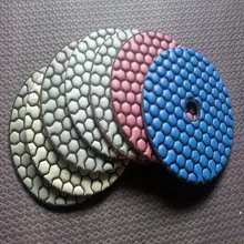 Cheap 4" Very Flexible Diamond dry polishing pads for marble granite concrete 70PCS Cheap 4" Very Flexible Diamond dry polishing pads for marble granite concrete 70PCS