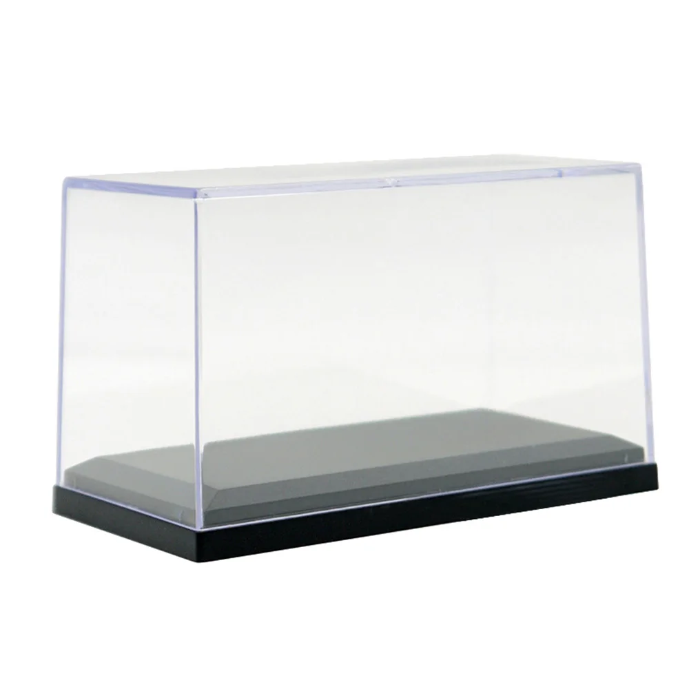 

Display Case For 1/64 MiniCar Black Base Dustproof Toy Model Collection Show Box