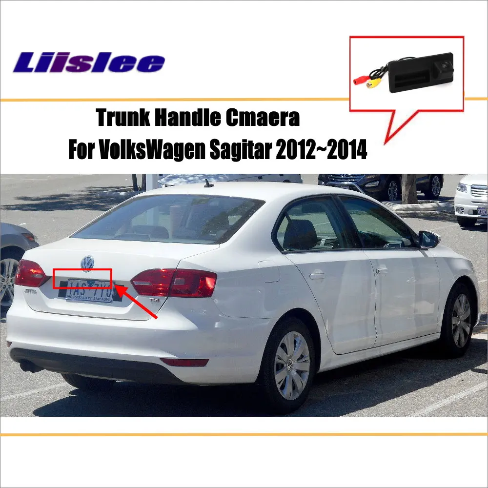 

Car Parking Camera / Reverse Camera For VW VolksWagen Sagitar 2012~2014 / RearView Camera / Trunk Handle OEM