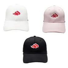 Unisex Couples Hip Hop Cotton Baseball Cap Anime Cartoon Auspicious Clouds 3D Embroidered Snapback Trucker Peak Hat Adjustable B