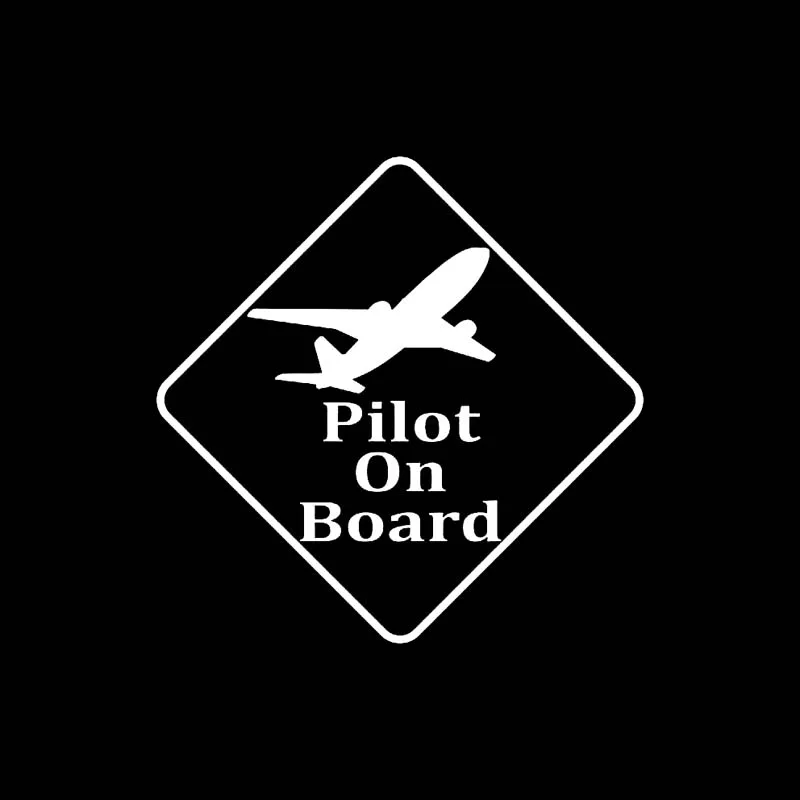 YJZT 10 5 см * знак безопасности пилота на борту автомобильная виниловая наклейка