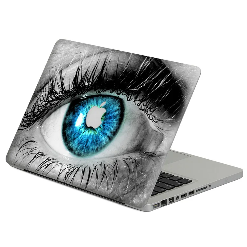 Виниловая наклейка с голубыми глазами стикер сделай сам для MacBook Air Pro Retina 11 13 15