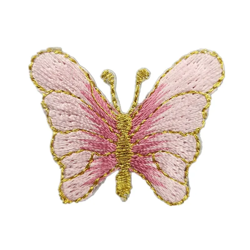 

10PCS Iron On Butterfly Patches Embroidery Insect Patch For Clothing Bag DIY Sewing Accessories Parches Para P0036