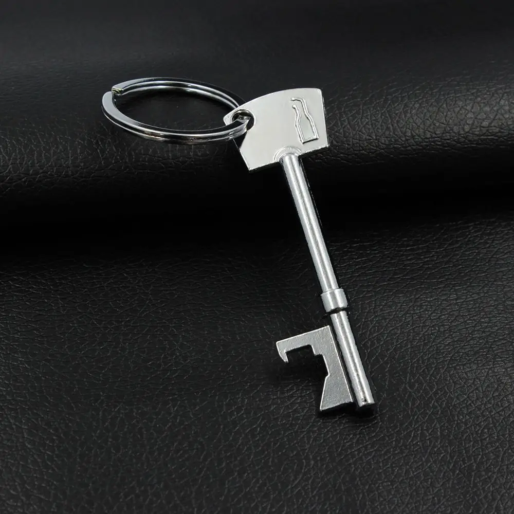 1PC Hot Beer Bottle Opener Key Ring Keychain Zinc Alloy Key Chain Keyfob Beer Bar Tool Claw Unique Creative Gift Metal Jewelry