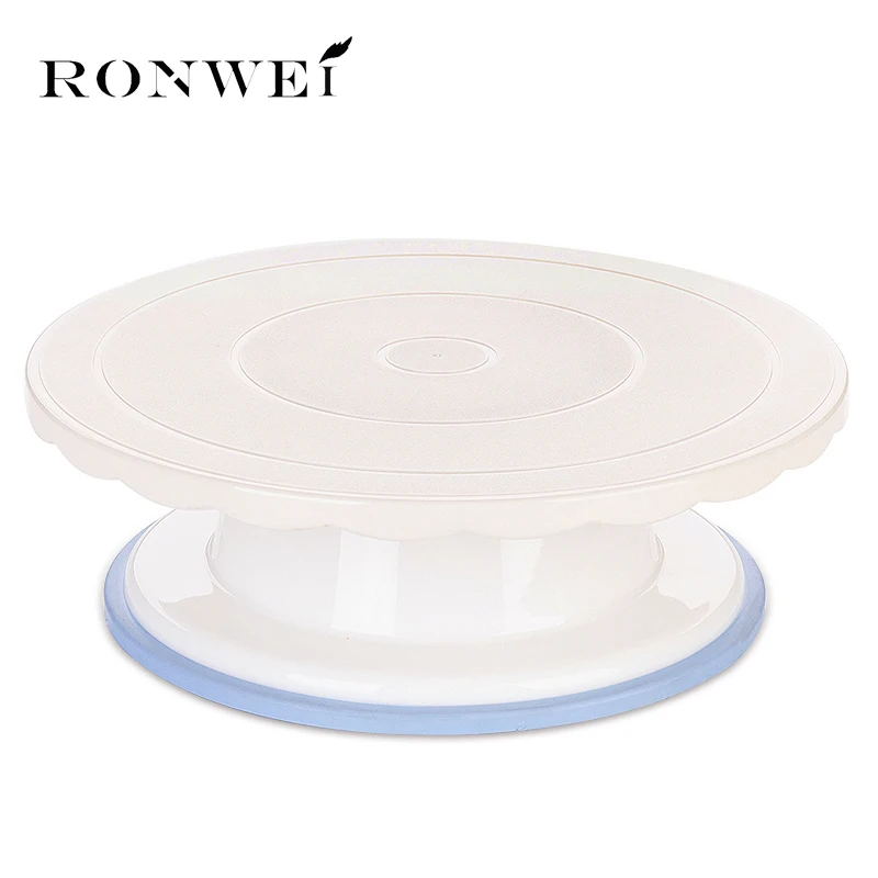 

Multifunctional 2017 Plastic Cake Turntable Rotating Cake Decorating Turntable Anti-skid Round Cake Stand Cake Rotary Table