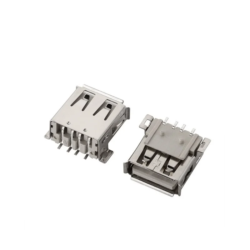 USB 2.0 4Pin A Type Female Socket Connector Curly Mouth for Data Transmission Charging | Обустройство дома