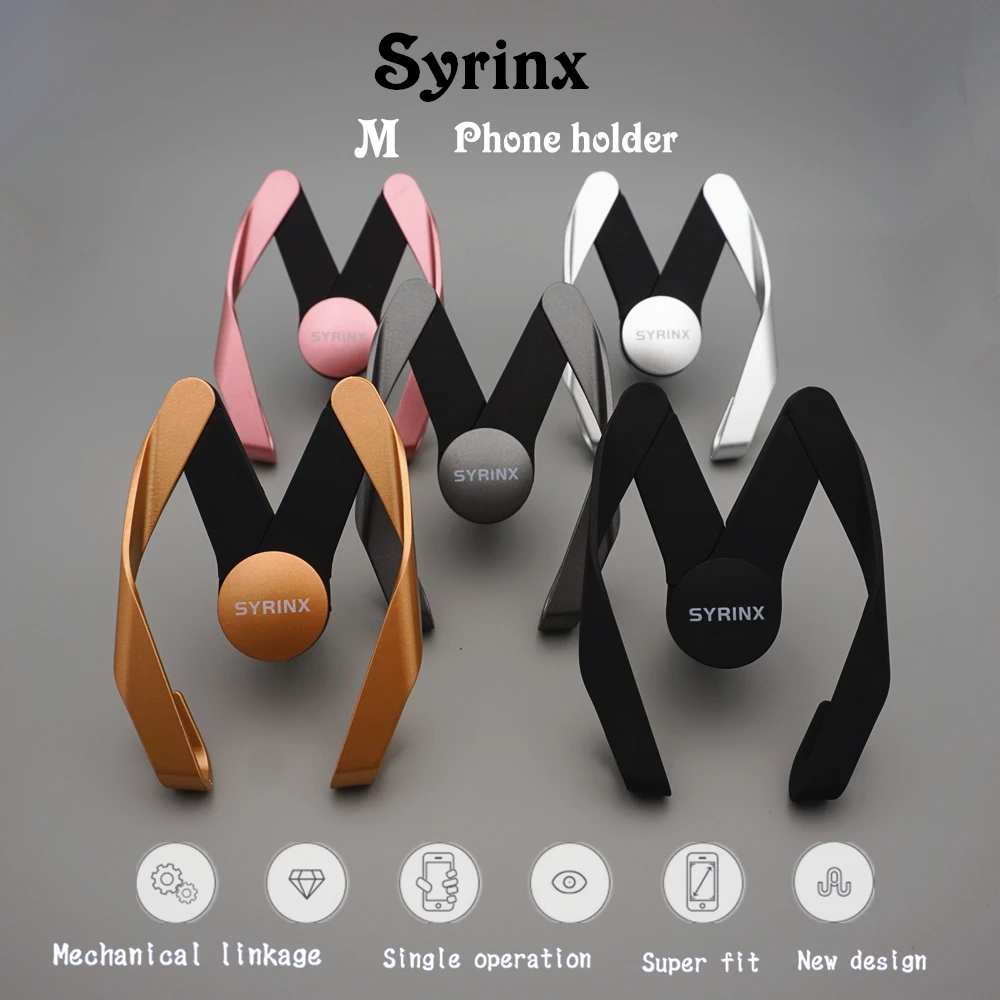 Goedkoop SYRINX Pop Air Vent Mount gps Stand beugel Mobiele M Metalen Smartphone Houder Voor telefoon in auto Voor iPhone 7 plus X Auto Ondersteuning