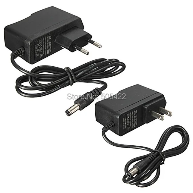 

20PCS/LOT Wholesale NEW 12V 1.5A AC DC Adapter Power Supply Cord Charger US EU Plug
