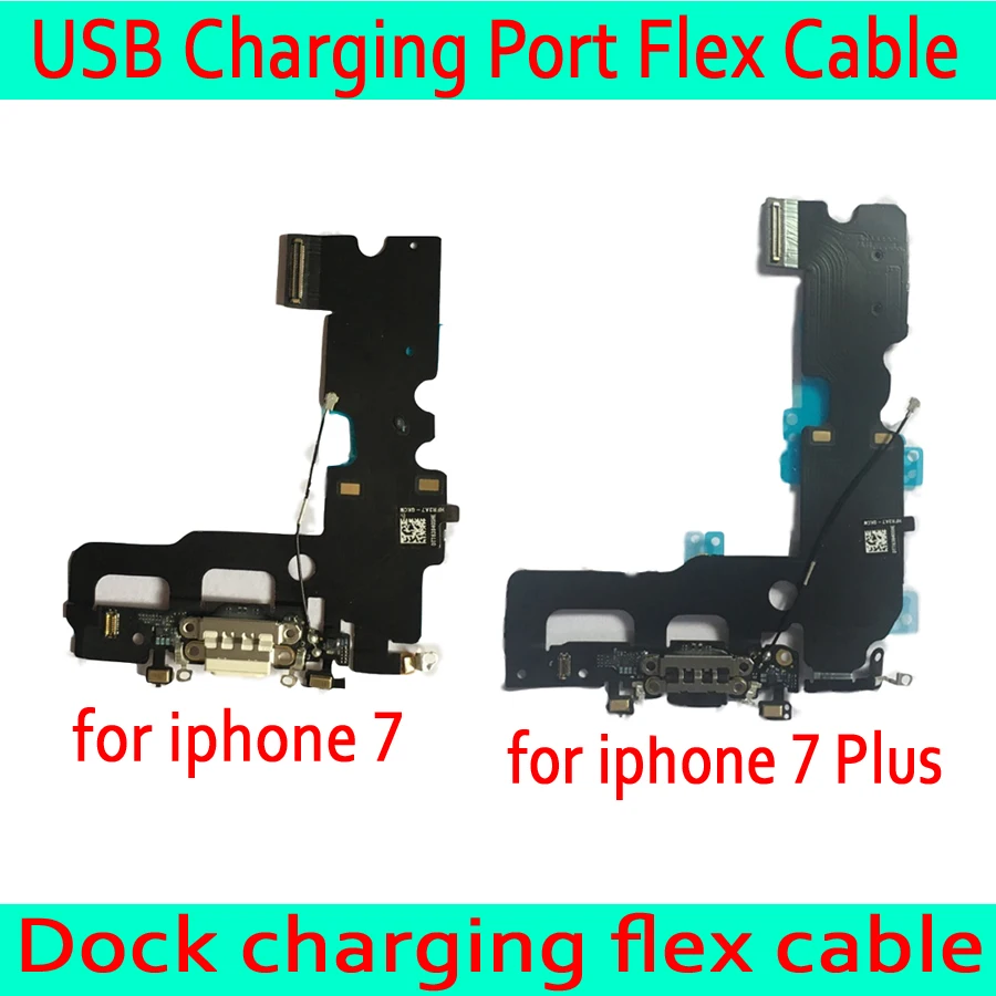 

For iPhone 7 7 Plus Charger Charging port Dock USB Connector Data Flex Cable Headphone Jack Flex Ribbon dock charging flex cable