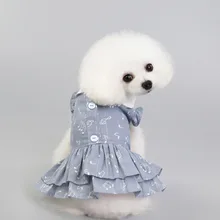 Одежда для собак милое платье в стиле принцессы для собаки вечерние платья для маленький щенок одежда Чихуахуа Йорк