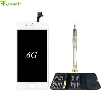 

Fftrends 10pcs AAA Display Touch Screen Digitizer Assembly for iPhone 6 lcd 4.7 inch Replacement With Free 25 in One Repair Kit