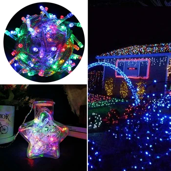

LED string Fairy light holiday Patio Christmas Wedding decoration 20M 200LEDs AC220V Waterproof outdoor light garland