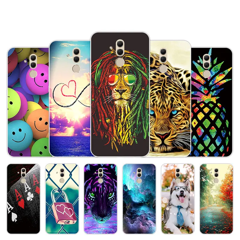 Для Huawei Mate 20 Lite / SNE AL00 задняя чёрная Матовая Обложка 6 3 дюймов для MaiMang iPhone 7 Plus