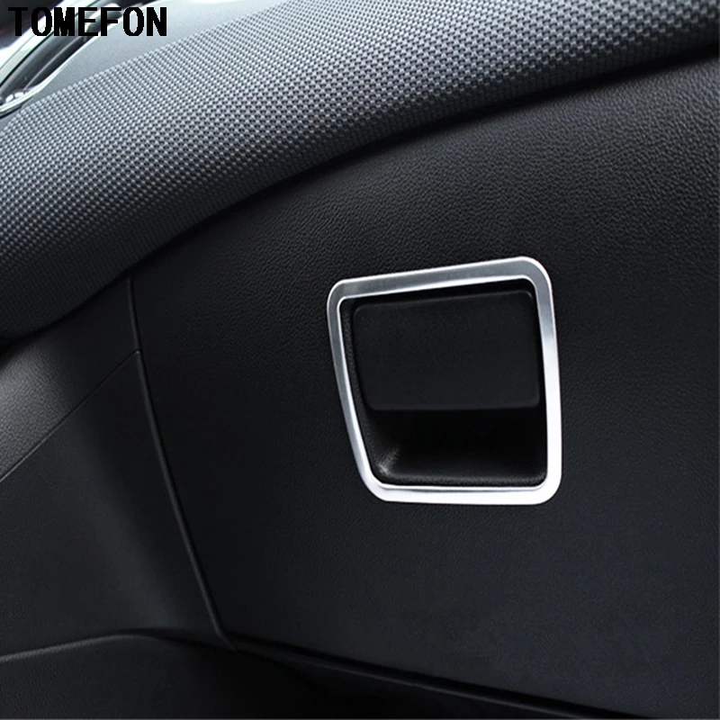 Us 7 37 18 Off Car Styling For Chevrolet Cruze 2016 2017 Holden Astra Stainless Steel Copilot Seat Glove Compartment Cubby Hole Trim 1piece In