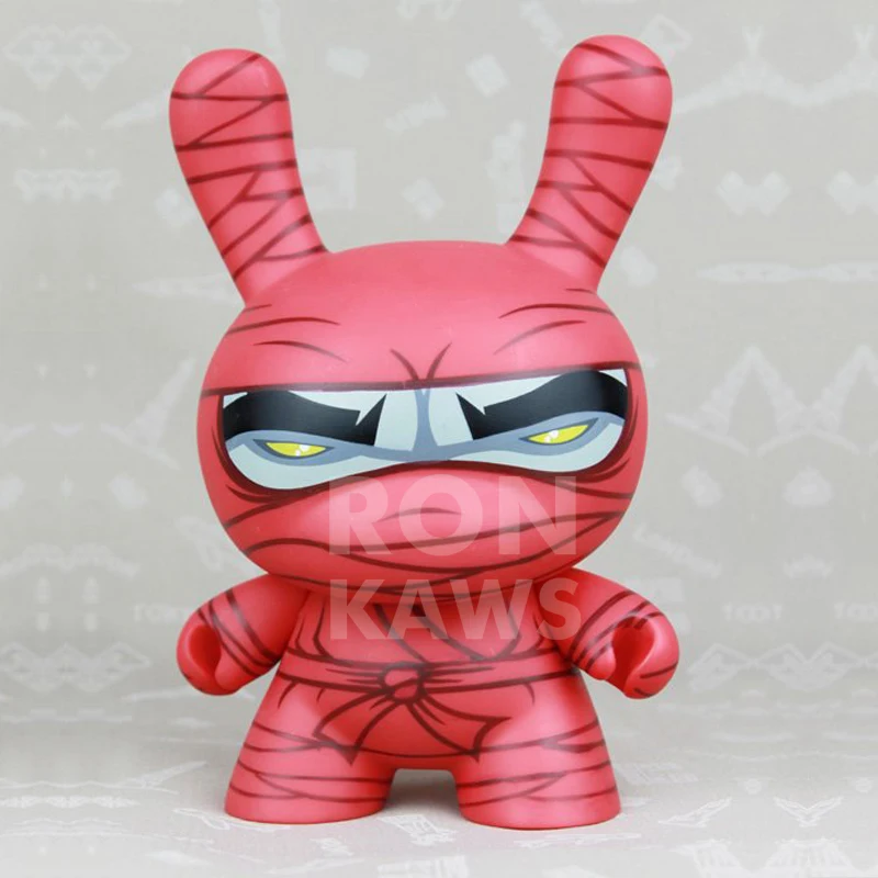 DUNNY Kidrobot 8 pouces de campteurs De bricolage граффити poup e lapin Ninja mailu|kidrobot|ninjadunny |