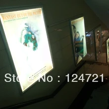 24 дюйма X 36 дюймов алюминиевая рамка с защелкой рамка Напольный СВЕТОДИОДНЫЙ Лайтбокс