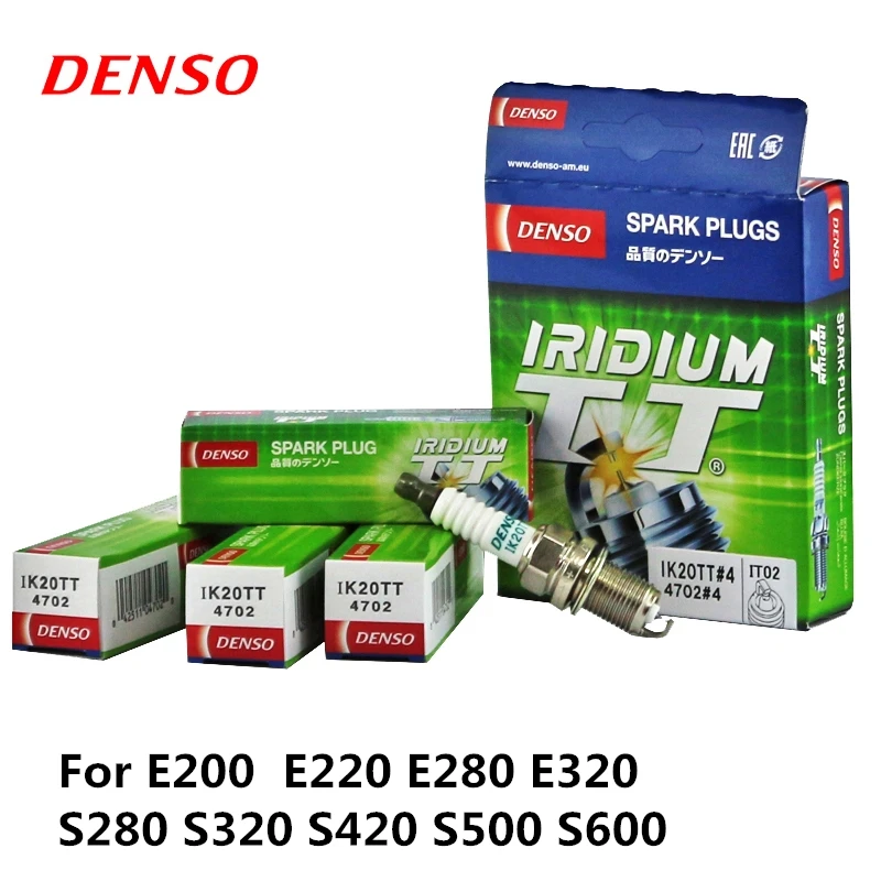 DENSO Car Spark Plug For MERCEDES BENZ E200 E220 E280 E320 S280 S320