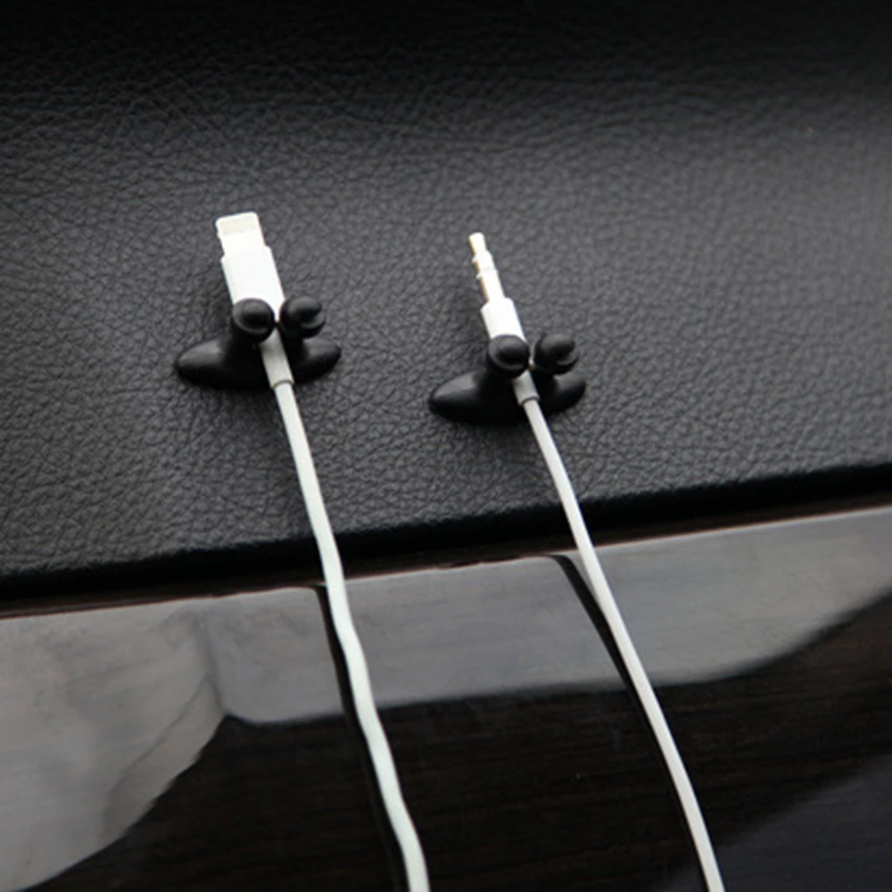 8PCS Multifunctional Adhesive Car Charger Line Clasp Clamp Cable Car