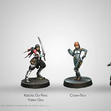 [Loong Way Miniatures] Corvus Belli Infinity 0441 DIRE FOES MISSION PACK 3: Темный туман 32 мм Металлические Миниатюрные