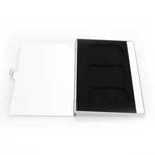 Мини ящик для хранения Органайзер карт SD слот для карт памяти чехол компьютер аксессуар Портативный коробка для SD карты памяти