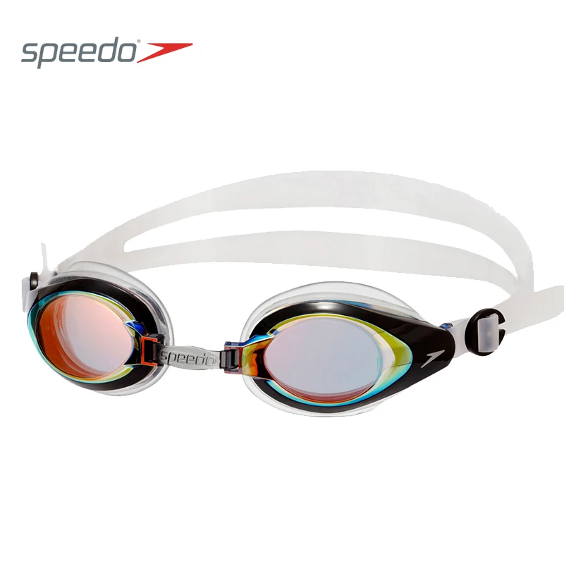 Speedo силикагель Анти-туман оправа покрытие очки для плавания анти-УФ стекло мужские женские регулируемые очки Защита от царапин линзы