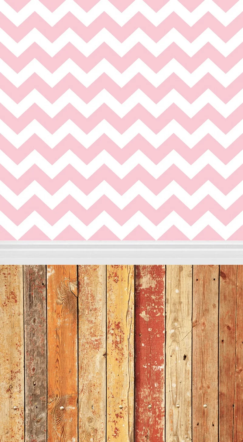 

HUAYI pink chevron Photo Background Photo Booth Photography Art Fabric Backdrop D048