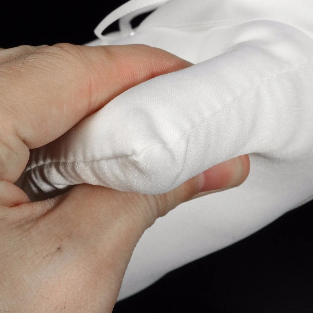 1pc 10/15/20 CM White Romantic Satin Heart Wedding Party Pocket Ring Bearer Pillow Cushion Gift