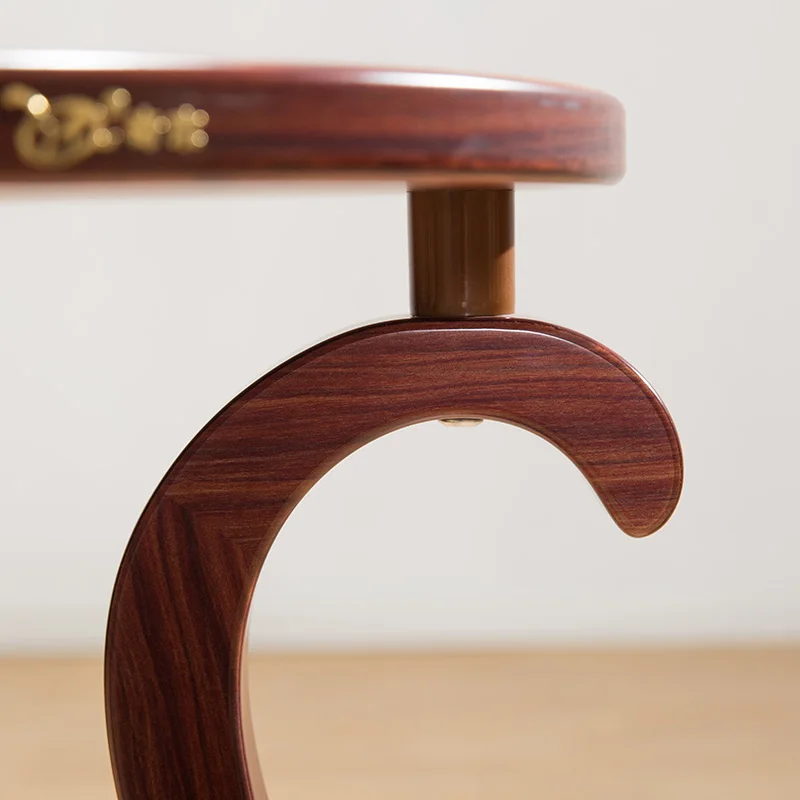 free shipping Solid wood tea table antique furniture round minimalist modern wooden end table suitable for the living room M233