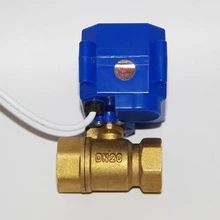 DN20(G3/") AC220V двухсторонние клапаны CWX-15 q N шаровой клапан CR04 Солнечный Электрический шаровой клапан для воды