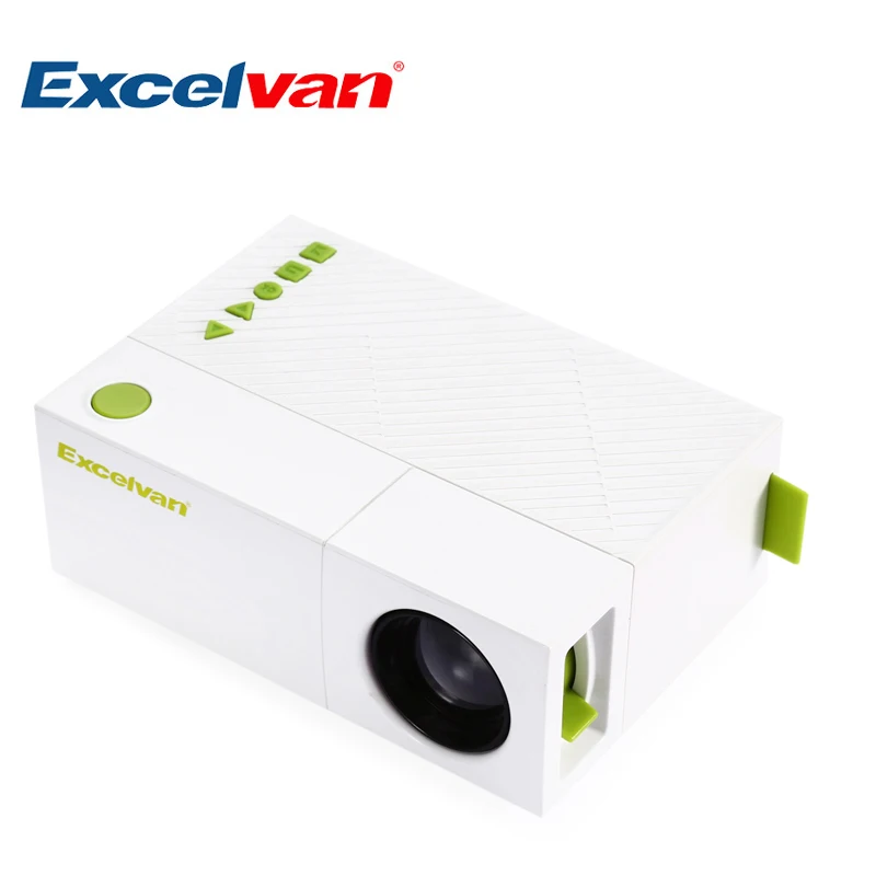 Excelvan YG310 Portable LCD Projector HD 800Lumen 320 x 240 P 1080P AV USB HDMI Video LED Mini Projector Smart Home Theater