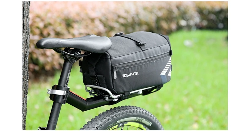 ACEXPNM 6L Waterproof Bike Bag Bicycle Accessories Saddle Bag Cycling Mountain Bike Back Seat Rear Bags Single Shoulder Bag