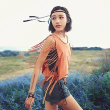 Aporia. As, новинка, летние женские футболки с круглым вырезом, без рукавов, тонкие, Ретро стиль, отделка, принт, плетеные кисточки, хлопковые футболки