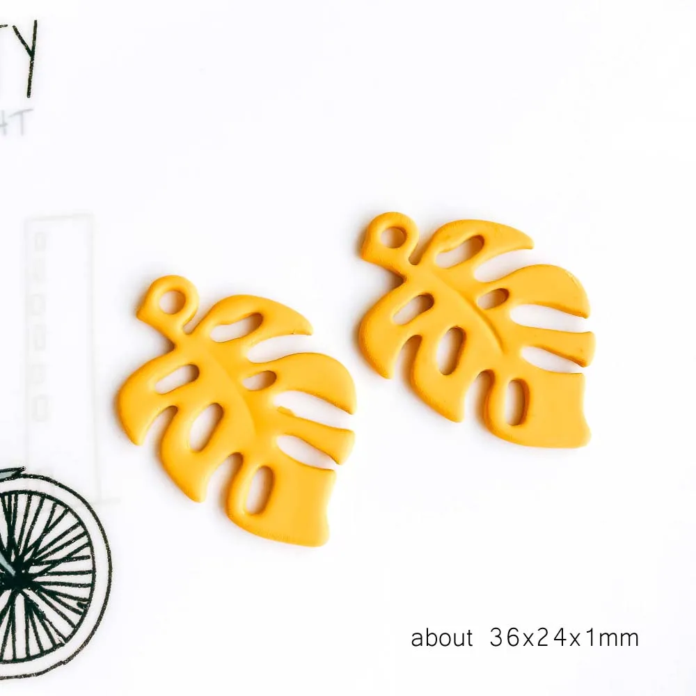 6 шт. серьги подвески в форме листьев|supplies for jewelry|earring accessoriesfor jewelry |