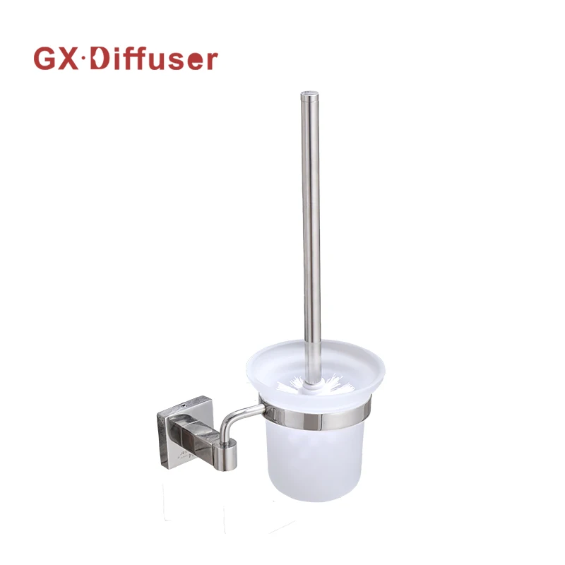 

GX Diffuser Wall Mounted Toilet Brush Stainless Steel Toilet Brush Set Bathroom Toilets