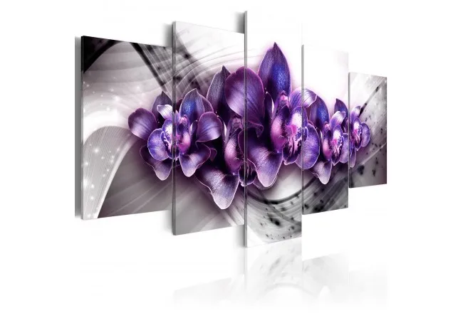 

Wholesale 5 Pcs/Set New beautiful flower Wall Art Painting World Map Canvas Printed Painting for Living Room Home Art/PJMT-25