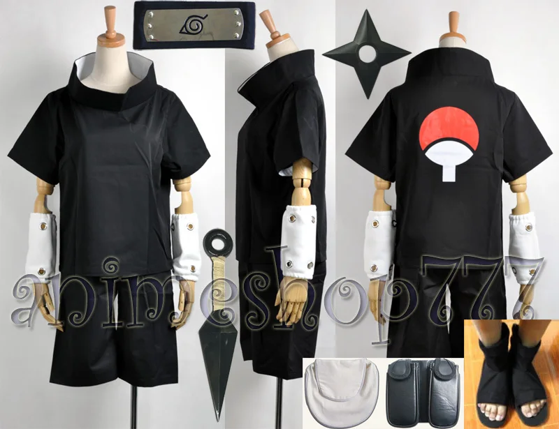 Naruto Uchiha Sasuke Cosplay Party Custom Whole Tailored | Тематическая одежда и униформа