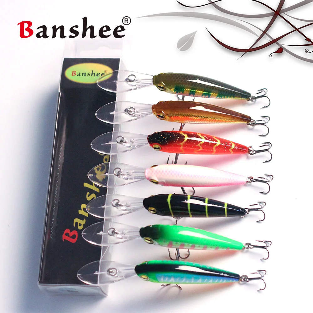 Banshee WF01 Джеркбейт 60 мм/6 г воблеры для ловли щуки yo zuri Лидер продаж в виде гольяна