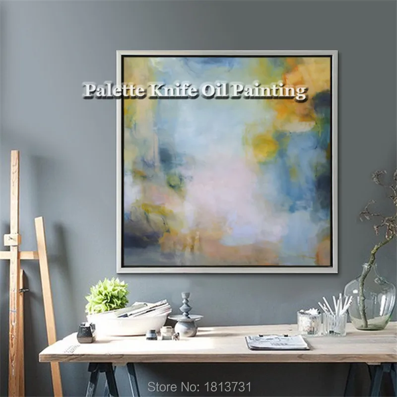 Hand painted Modern Abstract Canvas Oil Painting Wall Art decorative Pictures for living room Home Decor Handmade cuadros Art 8