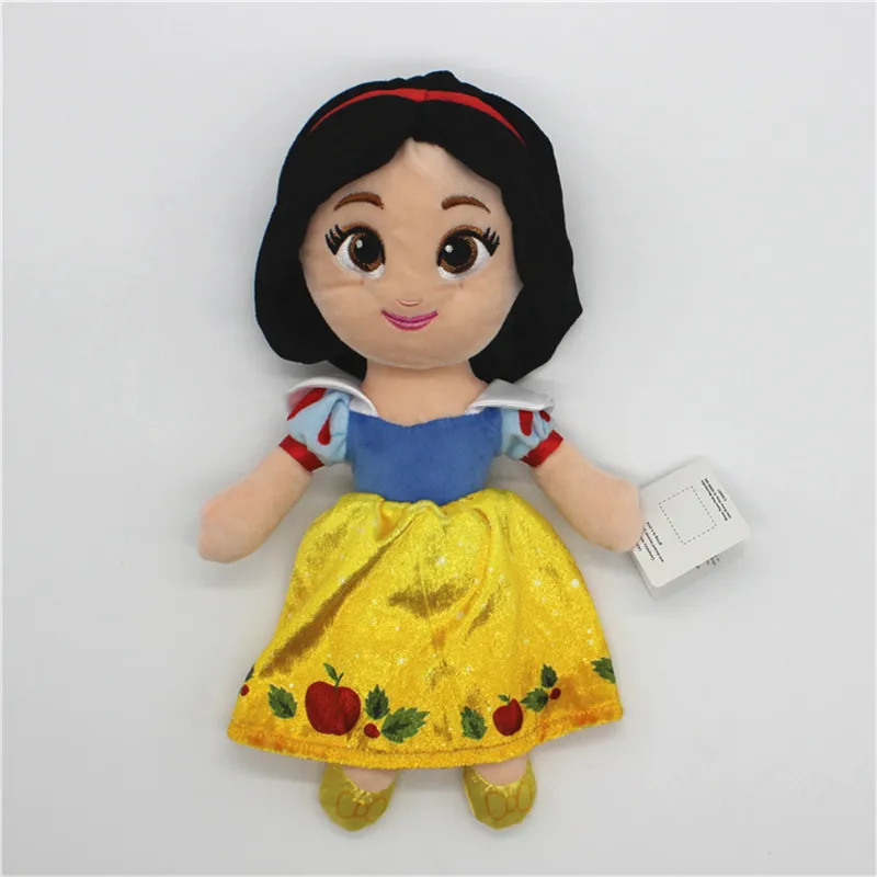 

1piece Original snow white princess printed plush doll cute Snow White brinquedos stuffed Toy Doll Baby Birthday Christmas Gift