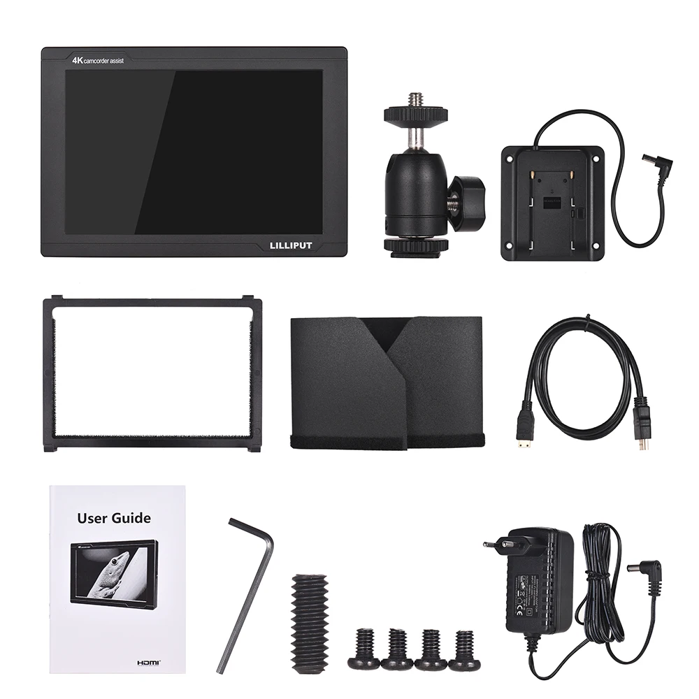 LILLIPUT FS7 7 Inch IPS Full 4K HD Display Camera Monitor with 10001