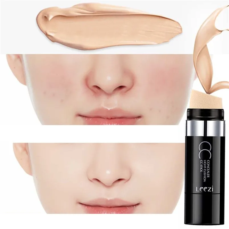 

2 in 1 Foundation Air Cushion CC Stick Lazy Makeup Facial Concealer Full Cover Makeup Face Base Foundation Cosmetics Maquiagem