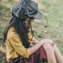 Новая зимняя детская восьмиугольная шапка кортический берет уличные Детские шапки Детская шапка бейсбольные шапки Infantil T